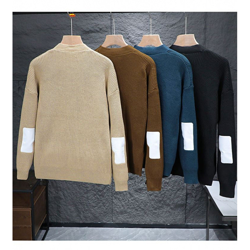 Casual Slightly Mature-Style Knitted Cardigan Sweater Coat