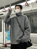 Men's Fashion High-Neck Button-Up Cardigan Sweater For FallWinter