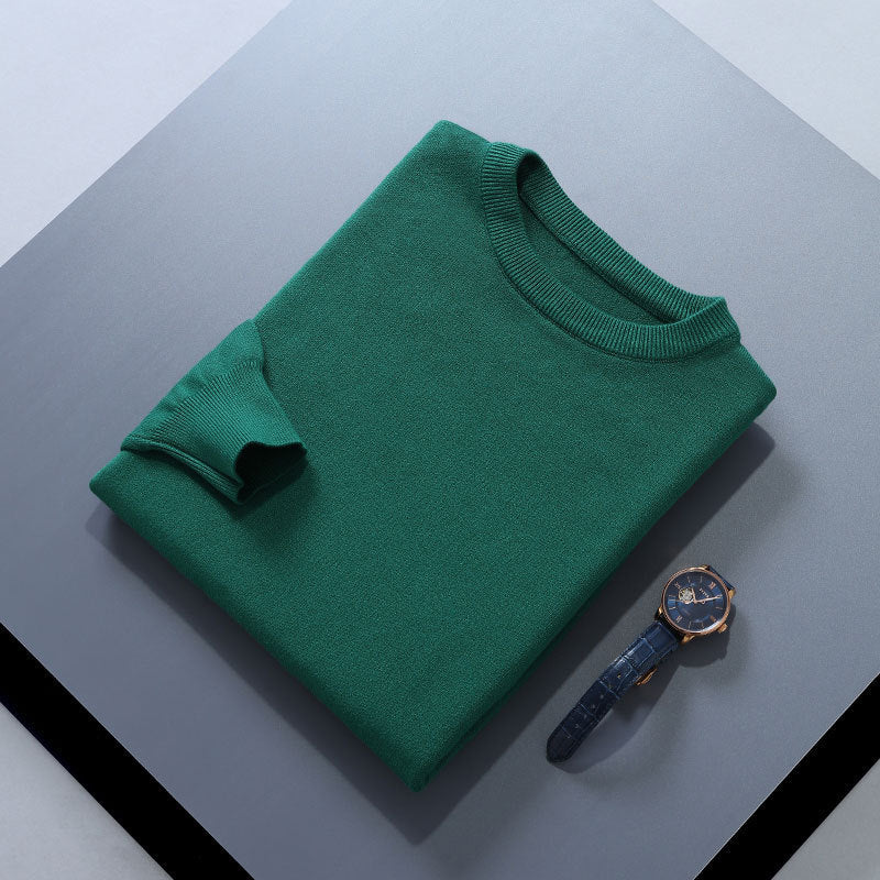 Men's Fashionable Crew-Neck Casual Loose Sweater