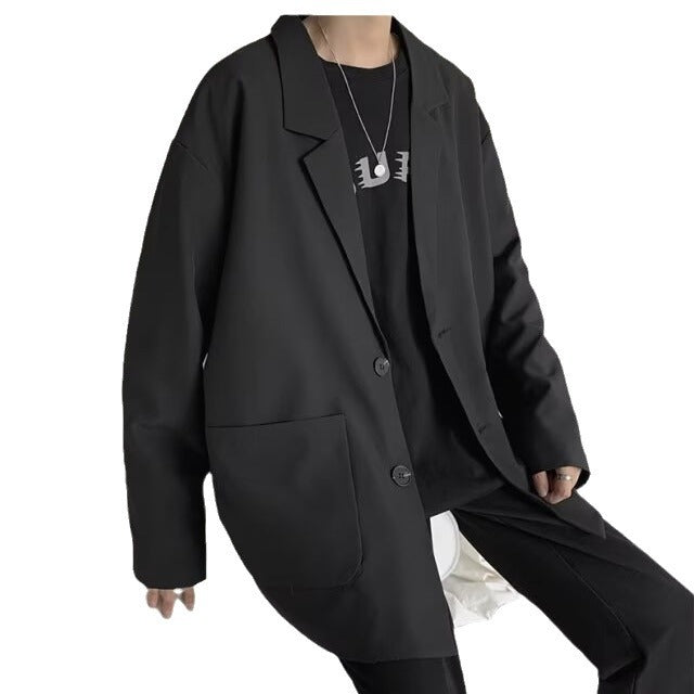 Men's Fashionable Loose All-Match Casual Suit Jacket