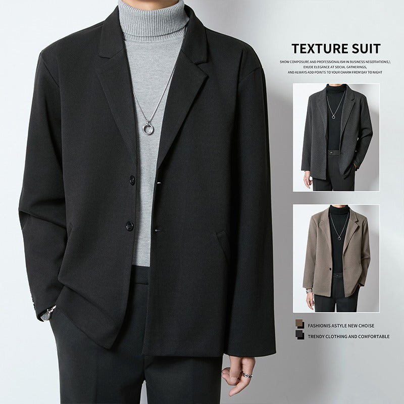 Lightly Mature-Style Loose Casual Wool Blazer