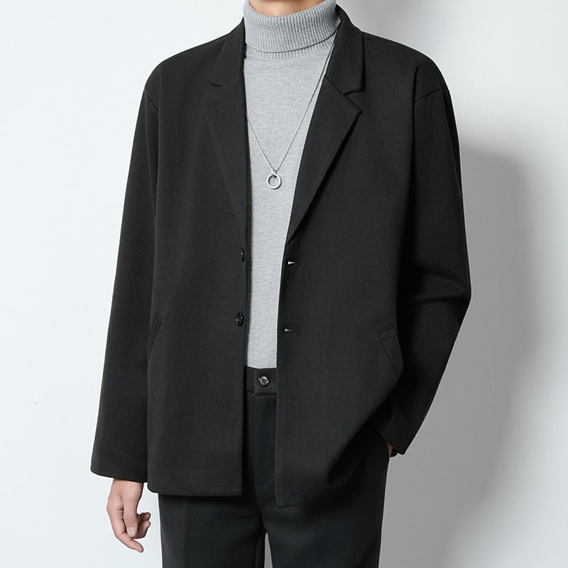 Lightly Mature-Style Loose Casual Wool Blazer